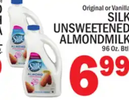 C Town SILK UNSWEETENED ALMONDMILK offer