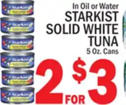 C Town STARKIST SOLID WHITE TUNA offer