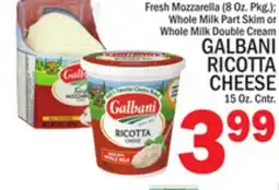 C Town GALBANI RICOTTA CHEESE 15 Oz. Cntr offer