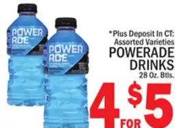 C Town POWERADE DRINKS offer