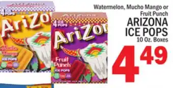 C Town ARIZONA ICE POPS offer