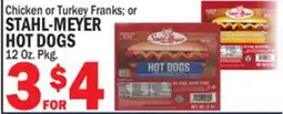 C Town STAHL-MEYER HOT DOGS offer