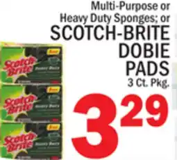 C Town SCOTCH-BRITE DOBIE PADS offer