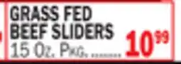 C Town GRASS FED BEEF SLIDERS offer
