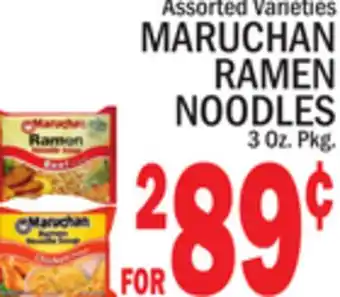 C Town MARUCHAN RAMEN NOODLES offer