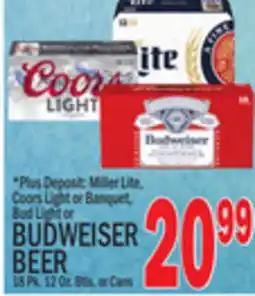 C Town BUDWEISER BEER offer