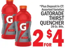 C Town GATORADE THIRST QUENCHER offer