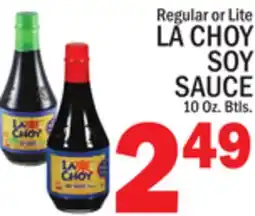 C Town LA CHOY SOY SAUCE offer