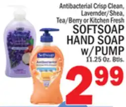 C Town SOFTSOAP HAND SOAP w/PUMP offer