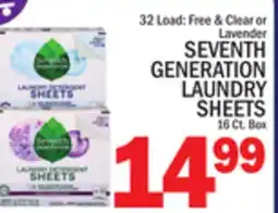 C Town SEVENTH GENERATION LAUNDRY SHEETS offer