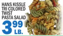 C Town HANS KISSLE TRI COLORED TWIST PASTA SALAD offer