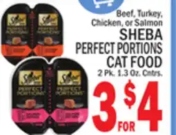 C Town SHEBA PERFECT PORTIONS CAT FOOD offer