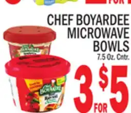 C Town CHEF BOYARDEE MICROWAVE BOWLS offer