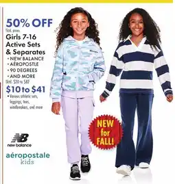 Boscov's Girls 7-16 Active Sets & Separates offer