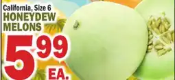 C Town HONEYDEW MELONS offer