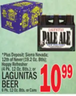 C Town LAGUNITAS BEER 6 Pk. 12 Oz. Btls. or Cans offer