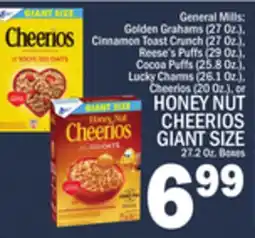 C Town General Mills HONEY NUT CHEERIOS GIANT SIZE offer
