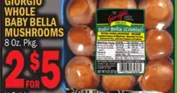 C Town GIORGIO WHOLE BABY BELLA MUSHROOMS offer