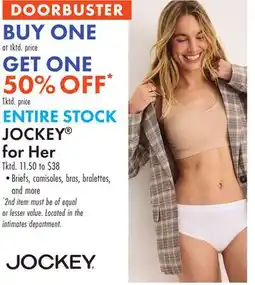 Boscov's ENTIRE STOCK JOCKEY for Her offer