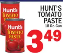 C Town HUNT'S TOMATO PASTE offer