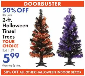 Boscov's 2-ft. Halloween Tinsel offer