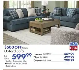 Boscov's Oxford Sofa offer