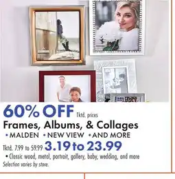 Boscov's Frames, Albums, & Collages offer