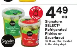 ACME Signature SELECT Refrigerated Pickles or Sauerkraut offer