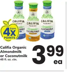 ACME Califia Organic Almondmilk or Coconutmilk offer
