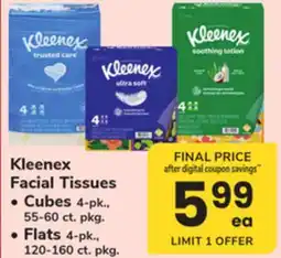 ACME Kleenex Facial Tissues offer