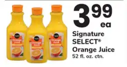 ACME Signature SELECT Orange Juice offer