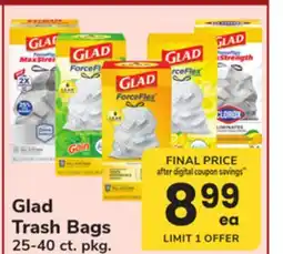 ACME Glad Trash Bags offer