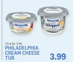 Kings Food Markets PHILADELPHIA CREAM CHEESE TUB offer