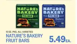 Kings Food Markets NATURE'S BAKERY FRUIT BARS offer