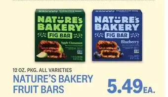 Kings Food Markets NATURE'S BAKERY FRUIT BARS offer