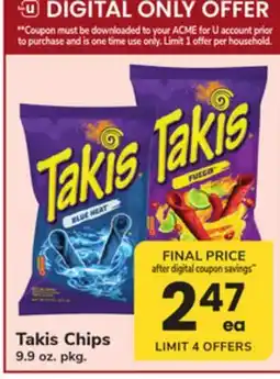ACME Takis Chips offer