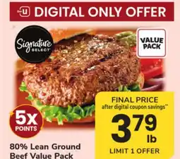 ACME 80% Lean Ground Beef offer