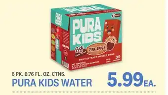 Kings Food Markets PURA KIDS WATER offer