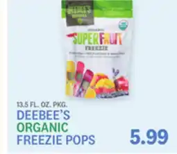 Kings Food Markets DEEBEE'S ORGANIC FREEZIE POPS offer