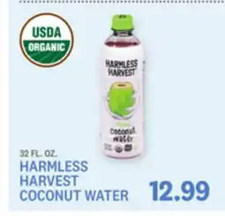 Kings Food Markets HARMLESS HARVEST COCONUT WATER offer