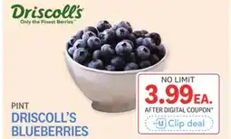 Kings Food Markets DRISCOLL'S BLUEBERRIES offer
