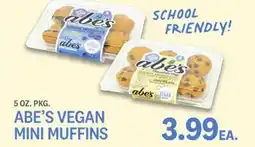 Kings Food Markets ABE'S VEGAN MINI MUFFINS offer