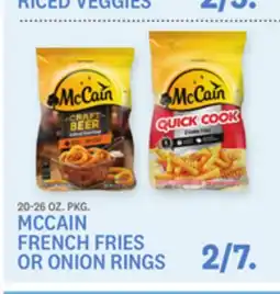 Kings Food Markets MCCAIN FRENCH FRIES OR ONION RINGS offer