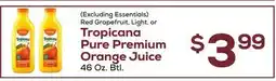 DeCicco & Sons Tropicana Pure Premium Orange Juice offer