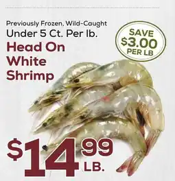 DeCicco & Sons Head On White Shrimp offer