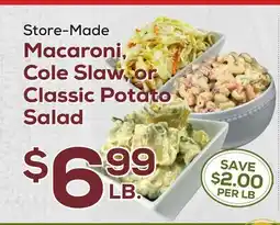 DeCicco & Sons Macaroni, Cole Slaw, or Classic Potato Salad offer