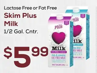 DeCicco & Sons Skim Plus Milk offer