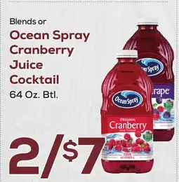 DeCicco & Sons Ocean Spray Cranberry Juice Cocktail offer