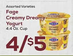 DeCicco & Sons Fage Creamy Dreamy Yogurt offer