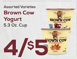 DeCicco & Sons Brown Cow Yogurt offer